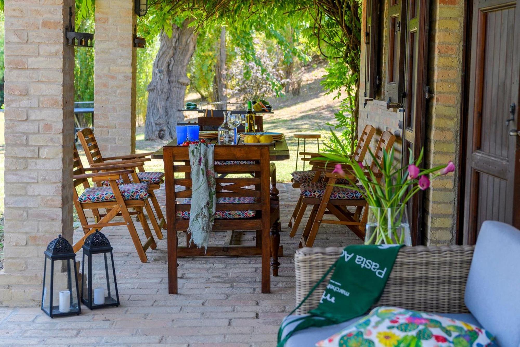 La Girolima, Marchferienhaeuser Villa Mondavio Luaran gambar