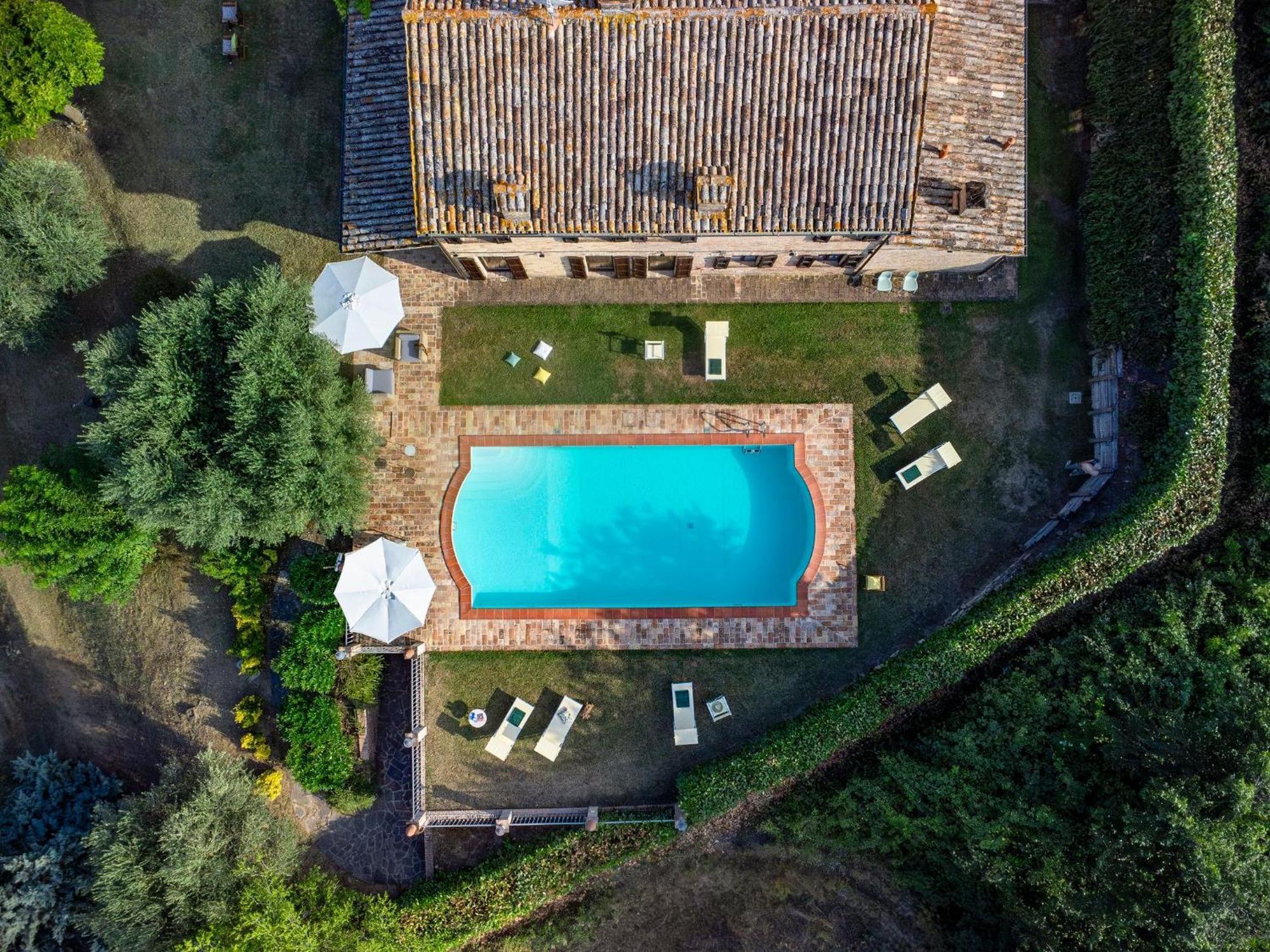 La Girolima, Marchferienhaeuser Villa Mondavio Luaran gambar