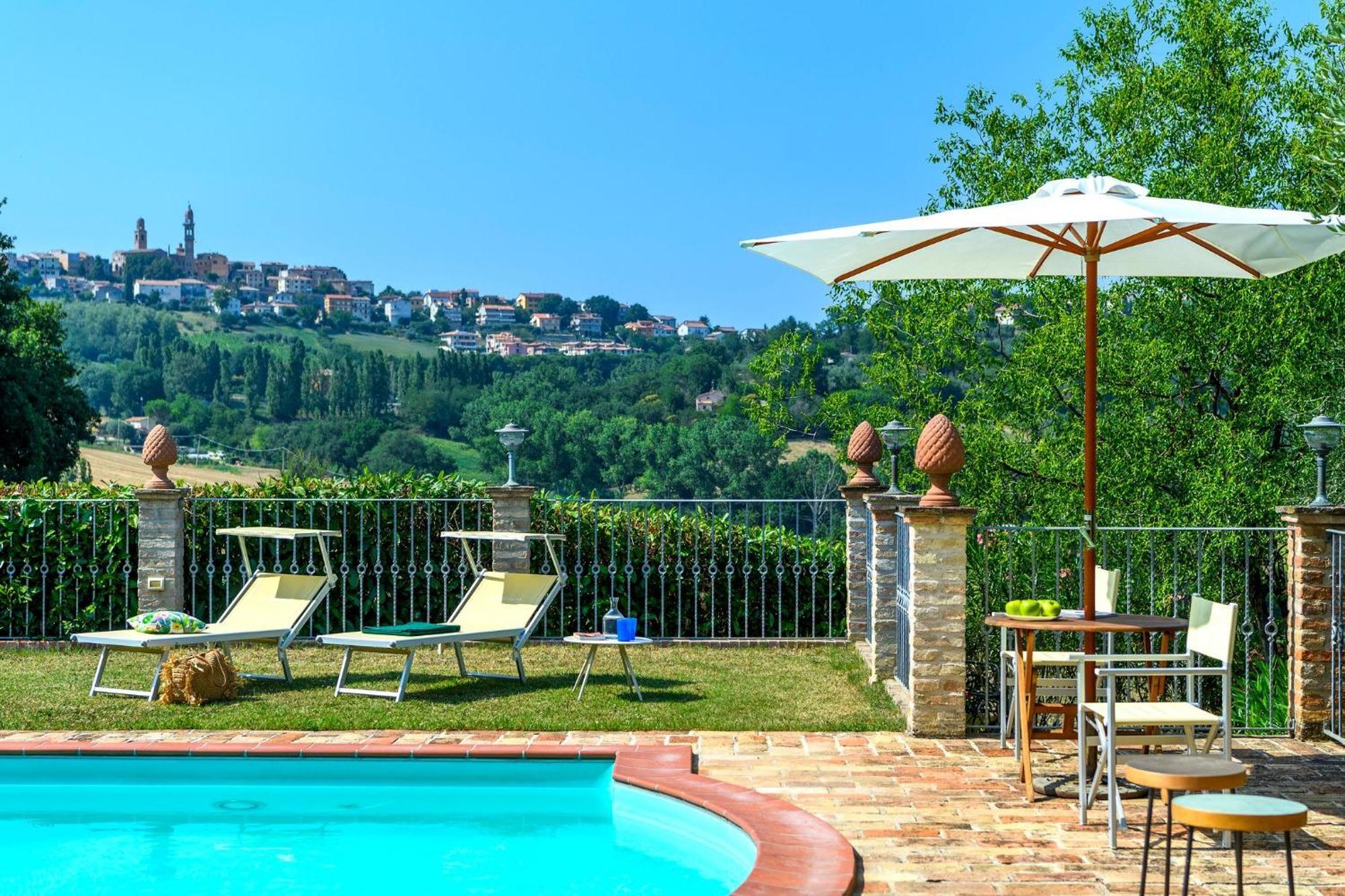 La Girolima, Marchferienhaeuser Villa Mondavio Luaran gambar